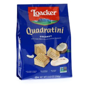 Loacker Quadratini Coconut Creme-Filled Wafers 8.8oz 6ct